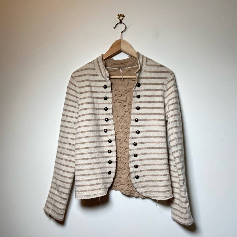 Free People Wool Open Blazer